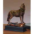 Wolf Figurine 7.5'W x 10.5"H